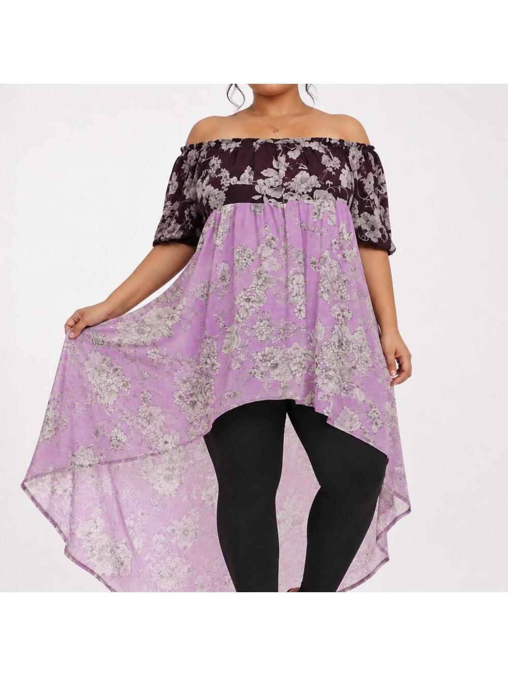 Romantic Floral High-Low Dress | Live 4 Truth 1X